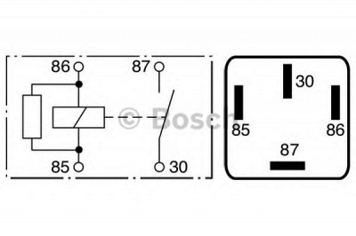 BOSCH 0986332071 -  Прерыватель указателей поворота