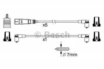 BOSCH 0986356340 -  Комплект проводов зажигания