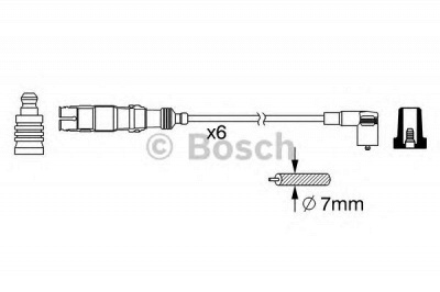 BOSCH 0986356384 -  Комплект проводов зажигания