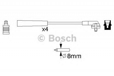 BOSCH 0986356700 -  Комплект проводов зажигания