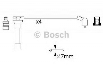 BOSCH 0986356793 -  Комплект проводов зажигания