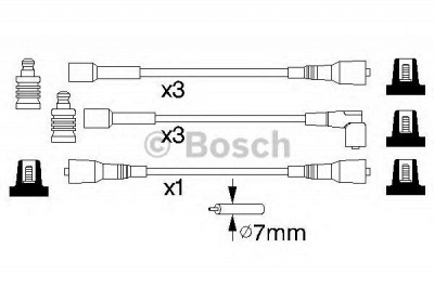BOSCH 0986356814 -  Комплект проводов зажигания