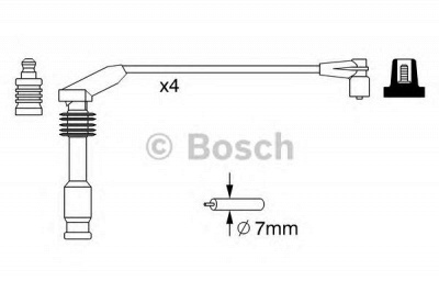 BOSCH 0986357226 -  Комплект проводов зажигания