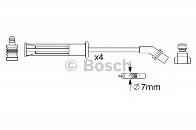 BOSCH 0986357252 -  Комплект проводов зажигания