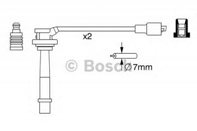 BOSCH 0986357263 -  Комплект проводов зажигания