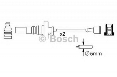 BOSCH 0986357273 -  Комплект проводов зажигания