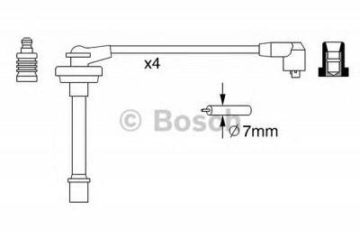 BOSCH 0986357278 -  Комплект проводов зажигания