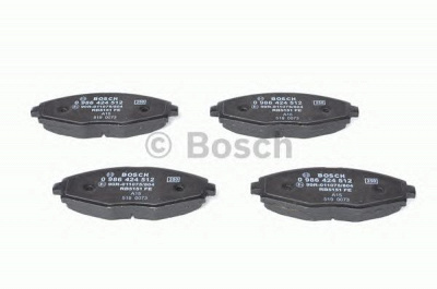 BOSCH 0986424512 -  Комплект тормозных колодок, дисковый тормоз
