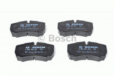 BOSCH 0986424750 -  Комплект тормозных колодок, дисковый тормоз