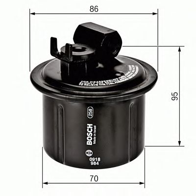 BOSCH 0986450100 -  Топливный фильтр