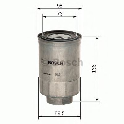 BOSCH 0986450508 -  Топливный фильтр