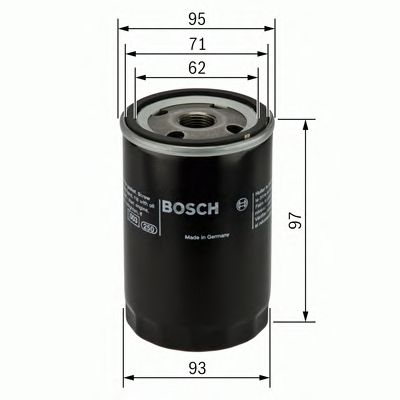 BOSCH 0986452003 -  Масляный фильтр