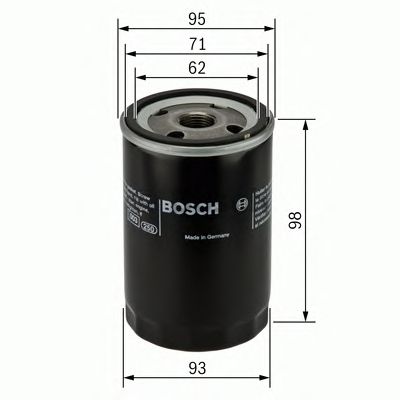 BOSCH 0986452024 -  Масляный фильтр