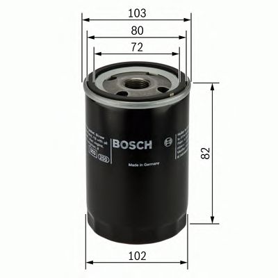 BOSCH 0986452030 -  Масляный фильтр