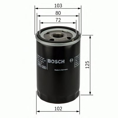 BOSCH 0986452062 -  Масляный фильтр