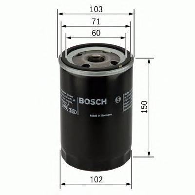 BOSCH 0986452063 -  Масляный фильтр