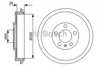 BOSCH 0986477152 -  Тормозной барабан