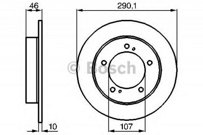 BOSCH 0986478377 - Тормозной диск