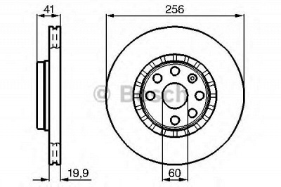 BOSCH 0986478535 -  Тормозной диск