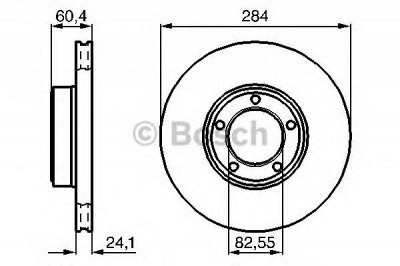 BOSCH 0986478686 -  Тормозной диск