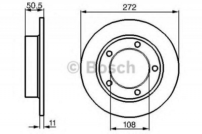BOSCH 0986478746 -  Тормозной диск