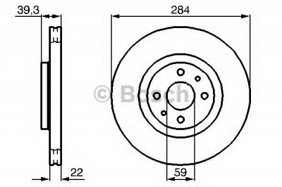 BOSCH 0986478786 -  Тормозной диск
