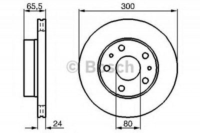 BOSCH 0986478842 -  Тормозной диск