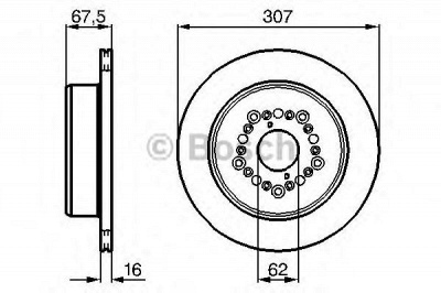 BOSCH 0986479023 -  Тормозной диск