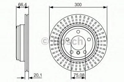 BOSCH 0986479045 -  Тормозной диск