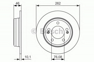 BOSCH 0986479052 -  Тормозной диск