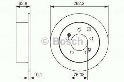 BOSCH 0986479061 -  Тормозной диск