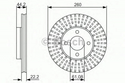 BOSCH 0986479090 -  Тормозной диск