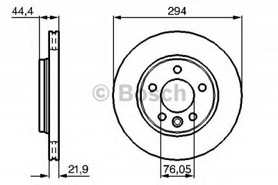 BOSCH 0986479097 -  Тормозной диск