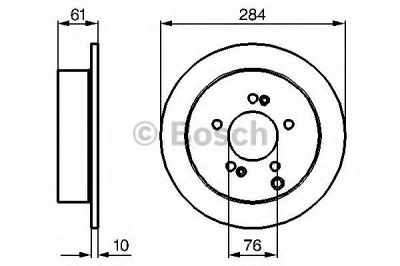 BOSCH 0986479126 -  Тормозной диск