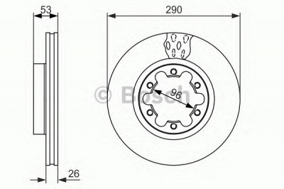 BOSCH 0986479141 -  Тормозной диск