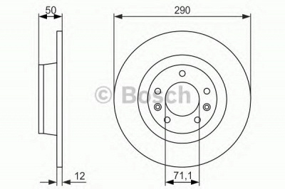 BOSCH 0986479311 -  Тормозной диск