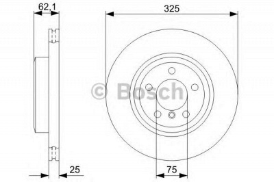 BOSCH 0986479348 -  Тормозной диск