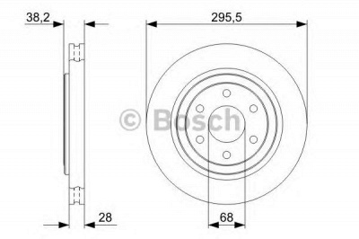 BOSCH 0986479356 -  Тормозной диск
