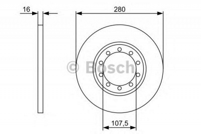 BOSCH 0986479390 -  Тормозной диск