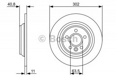 BOSCH 0986479397 -  Тормозной диск