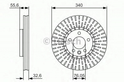 BOSCH 0986479546 -  Тормозной диск