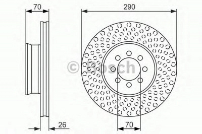 BOSCH 0986479602 -  Тормозной диск