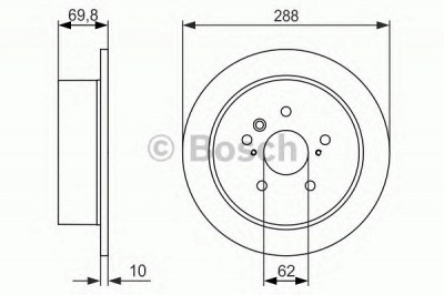 BOSCH 0986479614 -  Тормозной диск