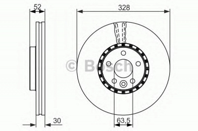 BOSCH 0986479621 -  Тормозной диск