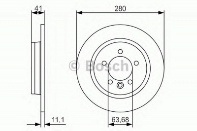 BOSCH 0986479691 -  Тормозной диск
