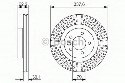 BOSCH 0986479705 -  Тормозной диск