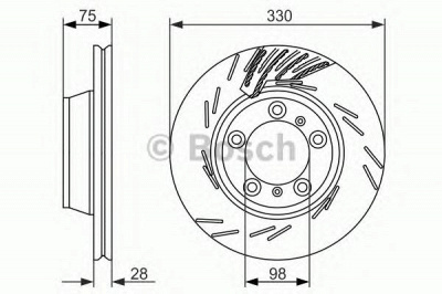 BOSCH 0986479732 -  Тормозной диск
