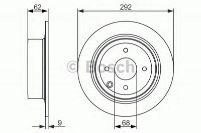 BOSCH 0986479742 -  Тормозной диск