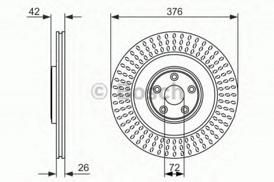 BOSCH 0986479756 -  Тормозной диск