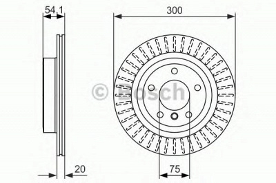 BOSCH 0986479775 -  Тормозной диск